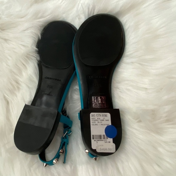Balenciaga Caraibe Thong Studded Sandal. Pacifique. EU 39.5 - Picture 6 of 11
